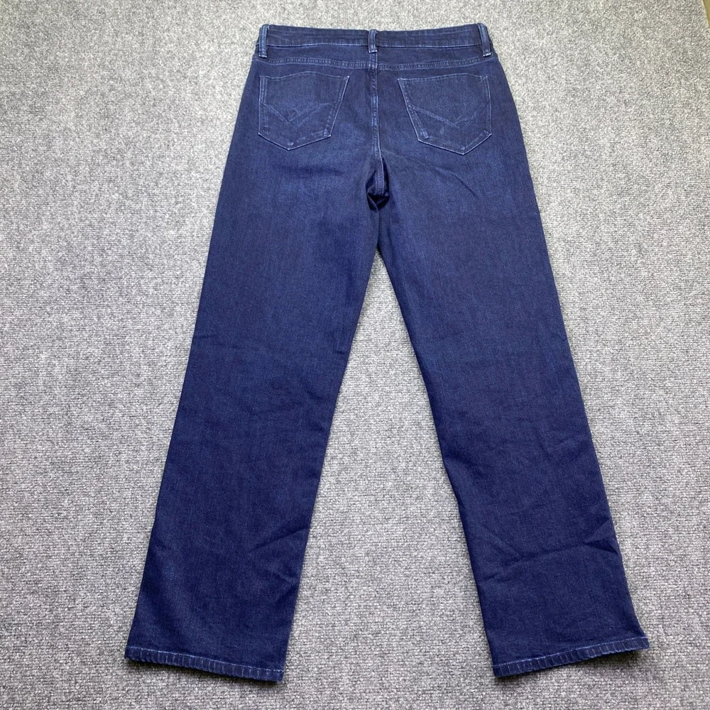 Hudson Jeans Womens Size 10 High Rise Straight Leg Dark Wash Denim Blue H0325-01